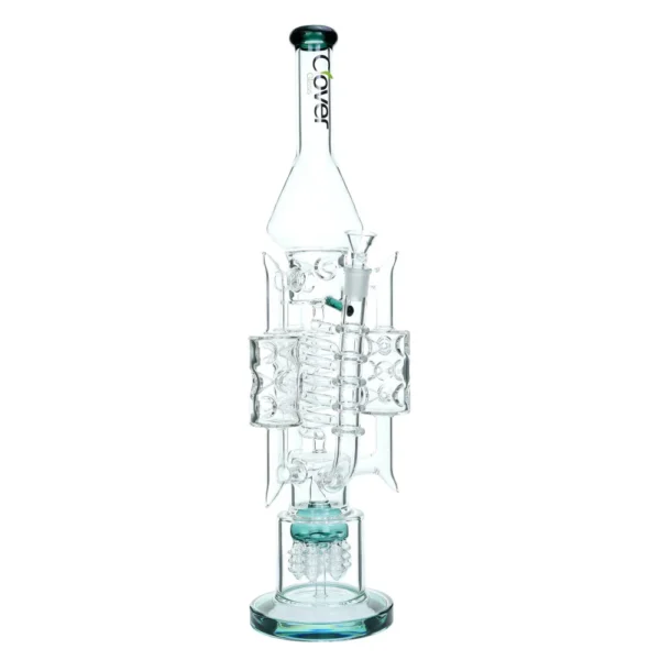 20" Clover Glass Bong WPA-88