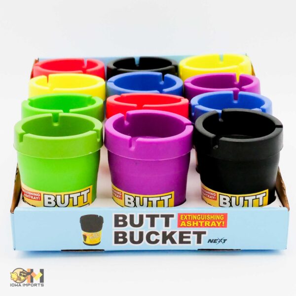 Next Butt Bucket Extinguishing Ashtray - 12ct