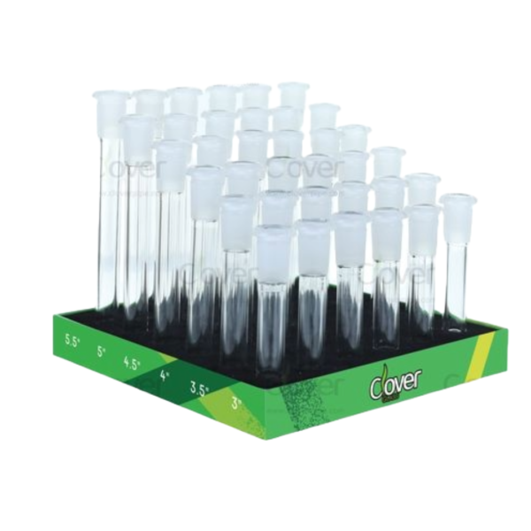 Clover Clear Downstems 36pcs/display