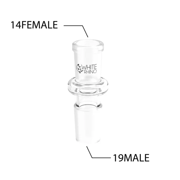 14MM FEMALE TO 19MM MALE CONVERTER - 10 COUNT JAR - GC1008 - Image 3