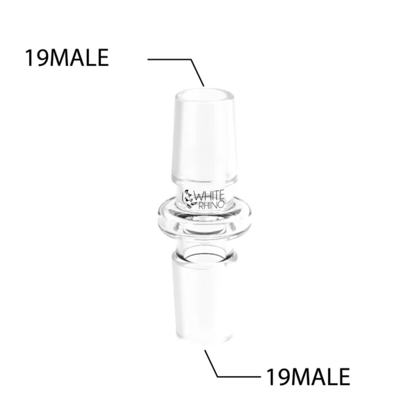 19MM MALE TO 19MM MALE CONVERTER - 10 COUNT JAR - GC1006 - Image 2