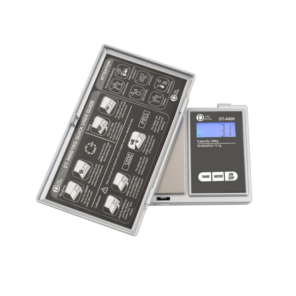 D-Tek DT A600 x 0.1g Pocket Scale - Image 2