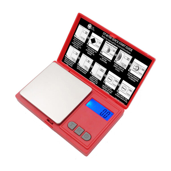 D-Tek M700 Red/Black - 0.1g Pocket Scale