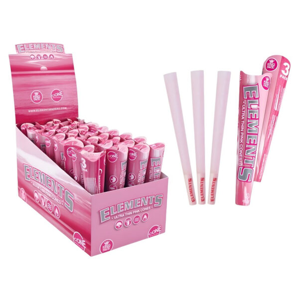 Elements Cones 32 Pack Size 1 1/4 Pink