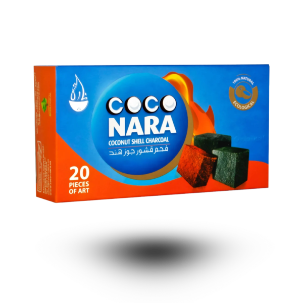 Coco Nara Hookah Natural Charcoals 20pcs