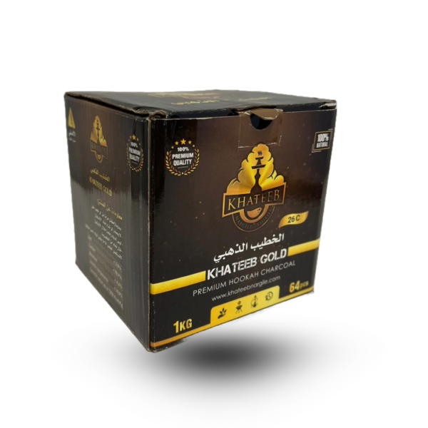 Khateeb Gold Charcoal 64pcs