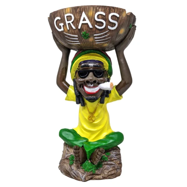 Jumbo Jamaican Round Ashtray 1Pc