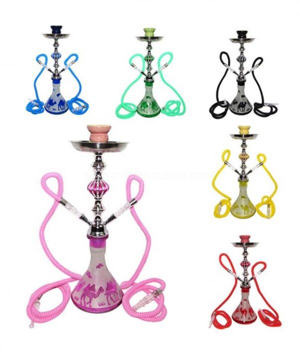 Zebra Camel Hookah – 2 hose