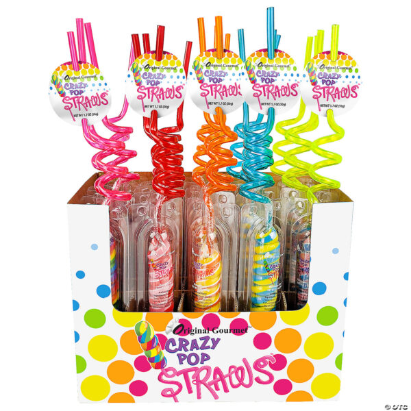 Crazy Pop Straws - 20CT