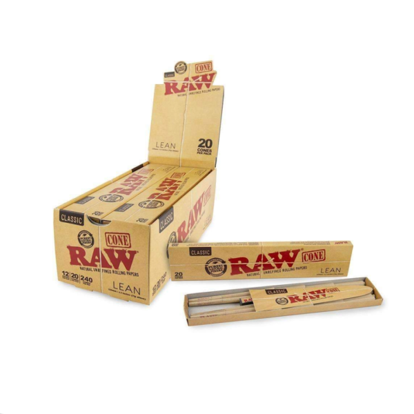 RAW Classic Lean Cone 20pk - 12ct