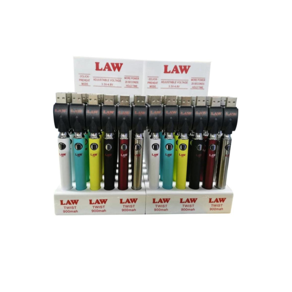 Law Twist 900mAh Batteries 30 Count