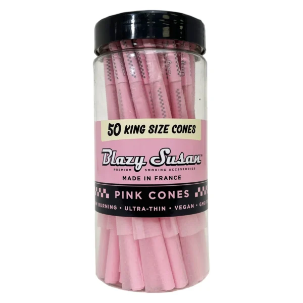 Blazy Susan Pink Pre Rolled Cones | King Size | 50 Count